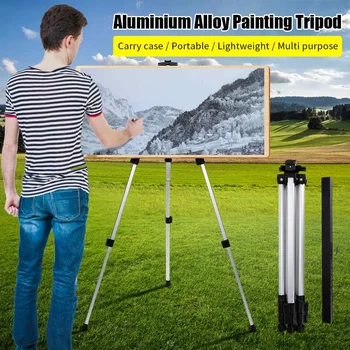 Foldable Aluminum Alloy Painting Easel Telescopic Tripod Drawing Board Display Stand Portable Sketching Rack Painting Tools Bag
Foldable Aluminum Alloy Painting Easel Telescopic Tripod Drawing Board Display Stand Portable Sketching Rack Painting Tools Bag