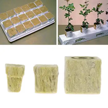 

5/10/20pcs Rockwool Plant Starter Cube Hydroponic Grow Soilless Cultivation Planting Compress Base for Garden Greenhouse Orchard
