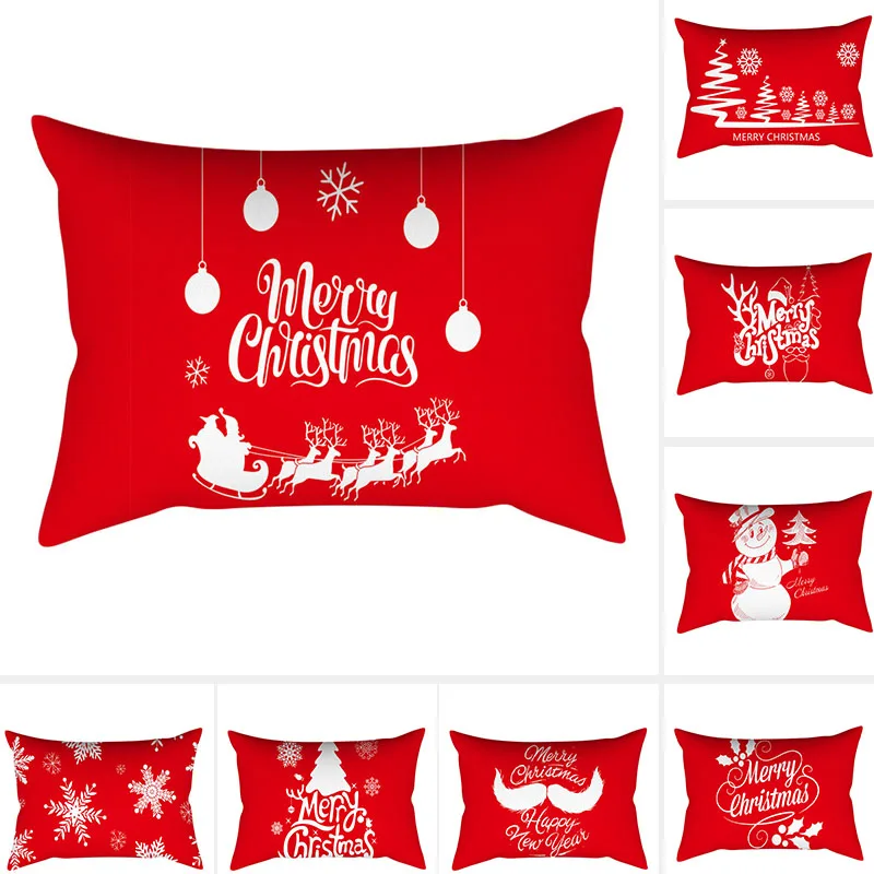 Merry Christmas Pillow Cover 30x50 Polyester Cushion Cover Decorative Throw Pillows 11.8x19.6 Pillowcase Sofa Cushion Home Decor
Merry Christmas Pillow Cover 30x50 Polyester Cushion Cover Decorative Throw Pillows 11.8x19.6 Pillowcase Sofa Cushion Home Decor