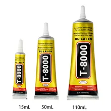 110ML polyvalent T-8000 industriel adhésif bijoux artisanat strass et ongles Gel T8000 bricolage cadre de téléphone fixe écran colle de verre(China)