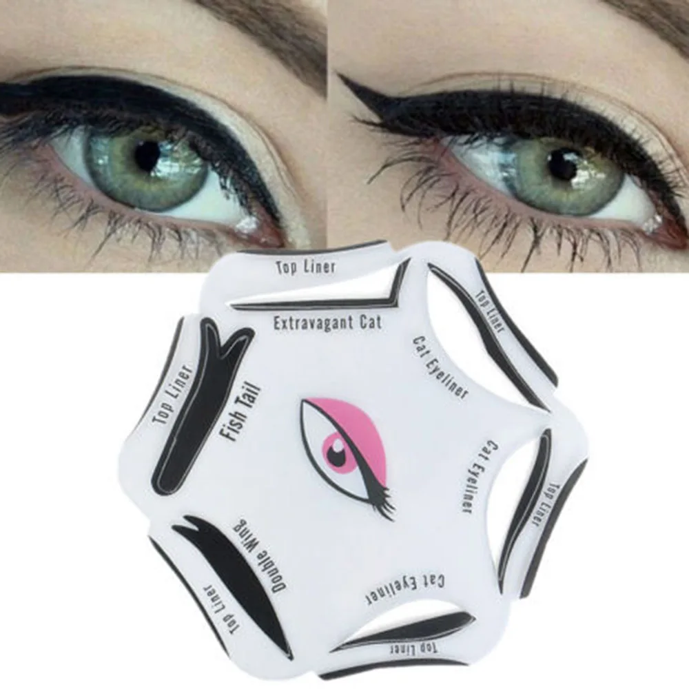 6 PCS/Set Cat Eye Line Models Smokey Eye Stencil Template Shaper Tool Cosmetic Easy Makeup Beauty Tools Accessories
6 PCS/Set Cat Eye Line Models Smokey Eye Stencil Template Shaper Tool Cosmetic Easy Makeup Beauty Tools Accessories