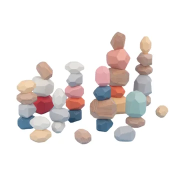 Children's Wooden Colored Stone Jenga Building Block Educational Toy Creative Nordic Style Stacking Game Rainbow Wooden Toy Gift
Children's Wooden Colored Stone Jenga Building Block Educational Toy Creative Nordic Style Stacking Game Rainbow Wooden Toy Gift