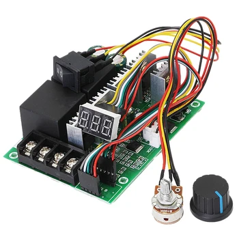 PWM DC Motor Speed Controller DC 10 -55V Digital LED Display 0 -100% Adjustable Drive Module Input MAX 60A 12V 24V 36V 48V
PWM DC Motor Speed Controller DC 10 -55V Digital LED Display 0 -100% Adjustable Drive Module Input MAX 60A 12V 24V 36V 48V