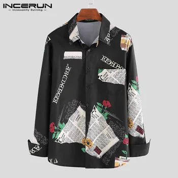 INCERUN Fashion Men Shirt Printed Breathable Long Sleeve Korean Casual Blouse Loose Lapel High Street Hawaiian Shirts Men 2020
INCERUN Fashion Men Shirt Printed Breathable Long Sleeve Korean Casual Blouse Loose Lapel High Street Hawaiian Shirts Men 2020