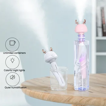 Portable Air Humidifier Cartoon Bottle Mist Maker Diffuser For Travel Home Office Refresher Detachable Humidification USB
Portable Air Humidifier Cartoon Bottle Mist Maker Diffuser For Travel Home Office Refresher Detachable Humidification USB