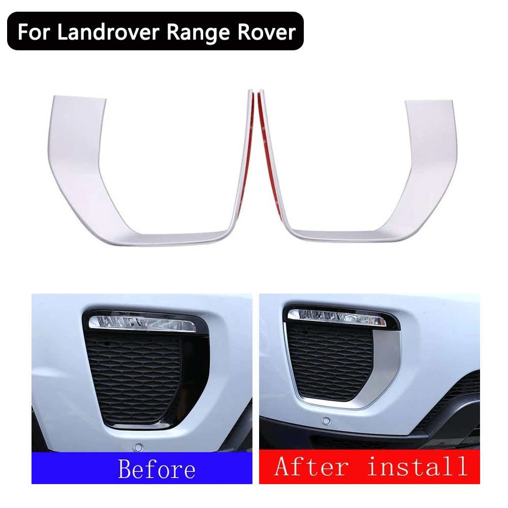 Car ABS Chrome Front Fog Lamp Frame Trim For Landrover Range Rover Evoque HSE Dynamic 2016
Car ABS Chrome Front Fog Lamp Frame Trim For Landrover Range Rover Evoque HSE Dynamic 2016