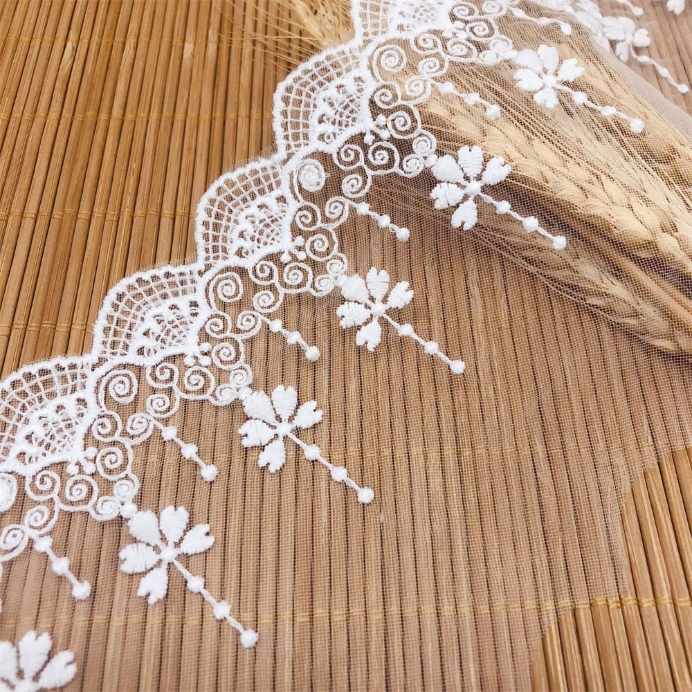 Milk Silk Embroidered Mesh Lace Trim Water-Soluble DIY Wedding Dress Lolita Dress Decoration Sewing Accessories
Milk Silk Embroidered Mesh Lace Trim Water-Soluble DIY Wedding Dress Lolita Dress Decoration Sewing Accessories