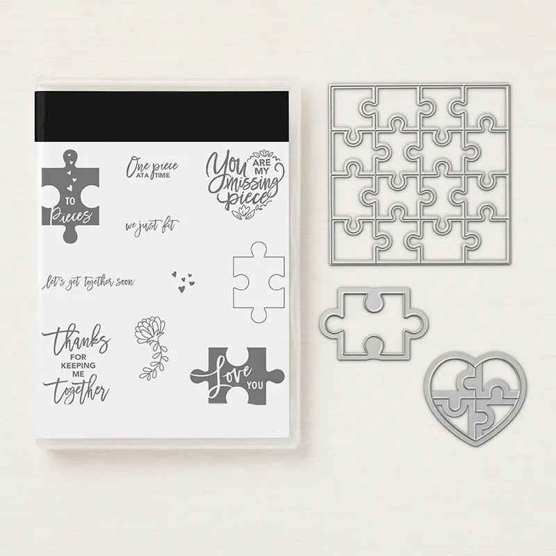 Puzzle Die Cut Stamp Set Metal Cutting Dies Scrapbooking For Paper Card Making Embossing Die Cut Handmade Crafts
Puzzle Die Cut Stamp Set Metal Cutting Dies Scrapbooking For Paper Card Making Embossing Die Cut Handmade Crafts