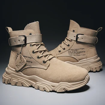 Vast Wave Cow Suede Leather Mens Soldier Ankle Boot With Buckle Men's Military boot Male Shoes Safety Work Boots Army Boot
Vast Wave Cow Suede Leather Mens Soldier Ankle Boot With Buckle Men's Military boot Male Shoes Safety Work Boots Army Boot