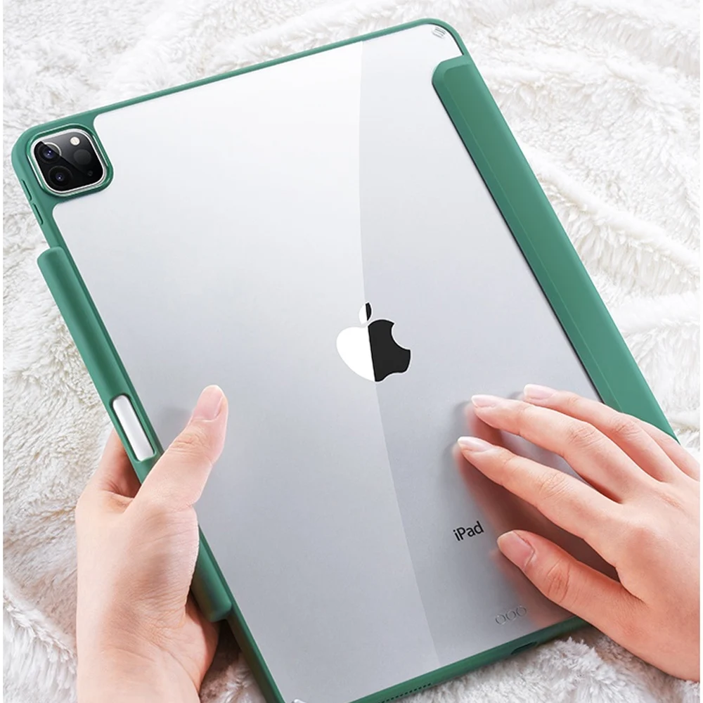 Clear Shockproof For iPad Pro 12.9 11 iPad Air 10.9 2020 Case Fold Smart Cover For iPad Mini 2019 2018 Cover With Pencil Holder
Clear Shockproof For iPad Pro 12.9 11 iPad Air 10.9 2020 Case Fold Smart Cover For iPad Mini 2019 2018 Cover With Pencil Holder