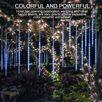 5 In 1 AC110-240V 50CM Waterproof IP65 180LED Meteor Shower Rain 5 Tubes String Light Holiday Party Christmas Outdoor Decor
5 In 1 AC110-240V 50CM Waterproof IP65 180LED Meteor Shower Rain 5 Tubes String Light Holiday Party Christmas Outdoor Decor