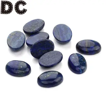 DC 10pcs/lot Natural Stone Cabochon Beads Oval Lapis Lazuli Bead Dia 10x14/13x18/18x25mm DIY Necklace Earring Jewelry Making
DC 10pcs/lot Natural Stone Cabochon Beads Oval Lapis Lazuli Bead Dia 10x14/13x18/18x25mm DIY Necklace Earring Jewelry Making