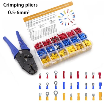 Yalku 0.5-6mm2 Terminal Crimping Tools Pliers With 700 Wire Terminal Crimp Connector Cable Crimp Tools
Yalku 0.5-6mm2 Terminal Crimping Tools Pliers With 700 Wire Terminal Crimp Connector Cable Crimp Tools