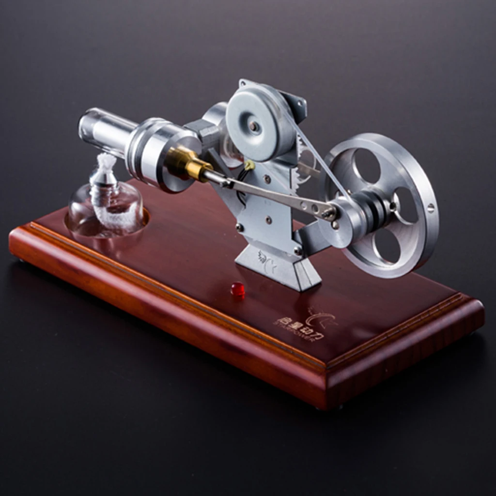 Stainless Steel Mini Stirling Engine Electric Generator Motor Model Toy Kits Stainless Steel Mini Stirling Engine Electric Generator Motor Model Toy Kits