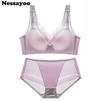 Bra Set for Women Plus Big Large Size Ladies Bh Super Thin Bra Set Push Up Bralette Gather Lace Crop Tops Sexy Shaping Brassiere
Bra Set for Women Plus Big Large Size Ladies Bh Super Thin Bra Set Push Up Bralette Gather Lace Crop Tops Sexy Shaping Brassiere