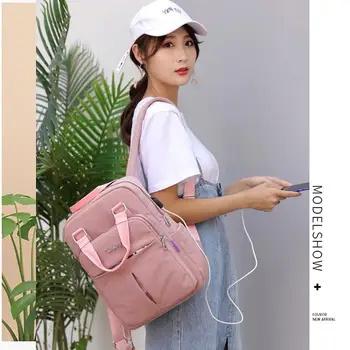 Leisure Backpack Laptop Backpacks Outdoor Sports Hiking Nylon USB Charging Both Shoulders School Bag Travel Backpack
Leisure Backpack Laptop Backpacks Outdoor Sports Hiking Nylon USB Charging Both Shoulders School Bag Travel Backpack