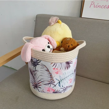 Nordic Green Leaf Storage Baskets Foldable Cotton Rope Weave Bucket Portable Sundries Storage Basket Home Storage & Organization
Nordic Green Leaf Storage Baskets Foldable Cotton Rope Weave Bucket Portable Sundries Storage Basket Home Storage & Organization