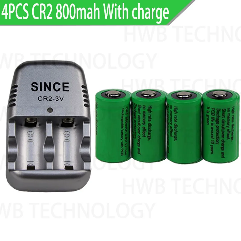 4pcs 15270 CR2 800mah rechargeable battery +3V CR2 charger, digital camera, made a special battery
4pcs 15270 CR2 800mah rechargeable battery +3V CR2 charger, digital camera, made a special battery