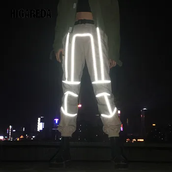 Hip Hop Harajuku Reflective Pants Casual High Waist Cargo Pants Women Joggers Khaki Ladies Trousers Cotton Streetwear
Hip Hop Harajuku Reflective Pants Casual High Waist Cargo Pants Women Joggers Khaki Ladies Trousers Cotton Streetwear
