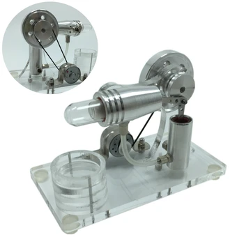 Hot Air Stirling Engine Model Electric Generator Motor Physics Steam Power Toy Mini Engine Physical Experiment
Hot Air Stirling Engine Model Electric Generator Motor Physics Steam Power Toy Mini Engine Physical Experiment