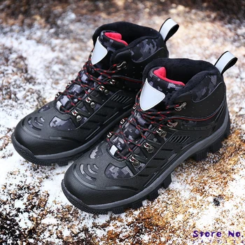 New Arrival Winter Hiking Shoes Genuine Leather Outdoor Boots Trekking Lace-up Climbing Mens Hunting Sneakers Men Male Walking 
New Arrival Winter Hiking Shoes Genuine Leather Outdoor Boots Trekking Lace-up Climbing Mens Hunting Sneakers Men Male Walking