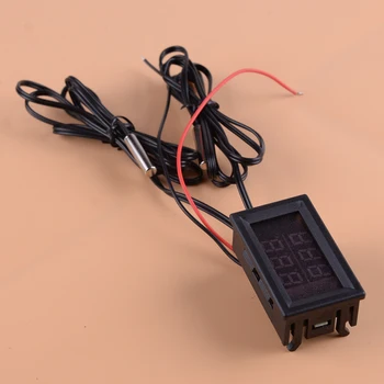 CITALL Universal Car Black Dual Digital LED Display Intercooler Supercharger Temperature Gauge Sensor
CITALL Universal Car Black Dual Digital LED Display Intercooler Supercharger Temperature Gauge Sensor