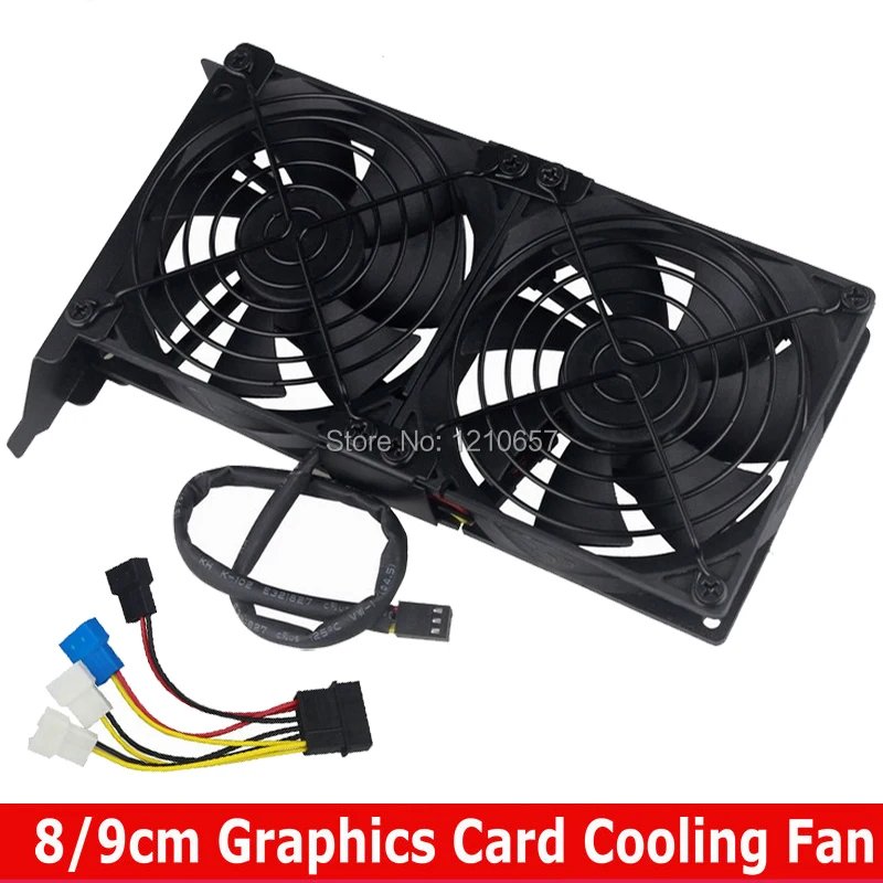 Universal Desktop Computer VGA Cooler Dual 9CM 8CM Quiet Chassis PCI Bracket Graphics Card Cooling Triple Fan Partner 90mm 80MM
Universal Desktop Computer VGA Cooler Dual 9CM 8CM Quiet Chassis PCI Bracket Graphics Card Cooling Triple Fan Partner 90mm 80MM