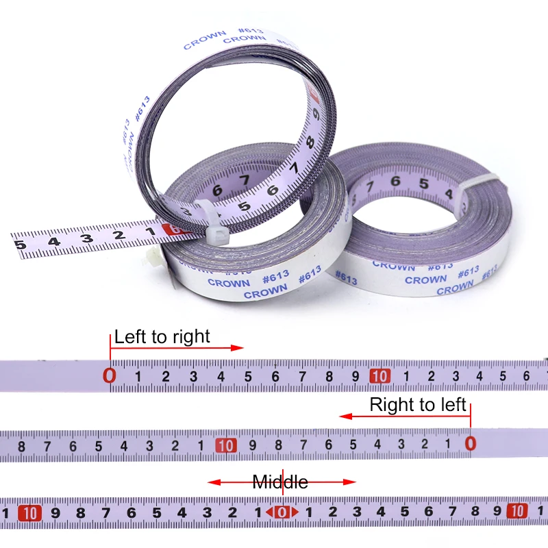 Miter Track Tape Measure Metric Self Adhesive Miter Saw Scale Steel Ruler For Router Table Saw T-track Woodworking Tools
Miter Track Tape Measure Metric Self Adhesive Miter Saw Scale Steel Ruler For Router Table Saw T-track Woodworking Tools