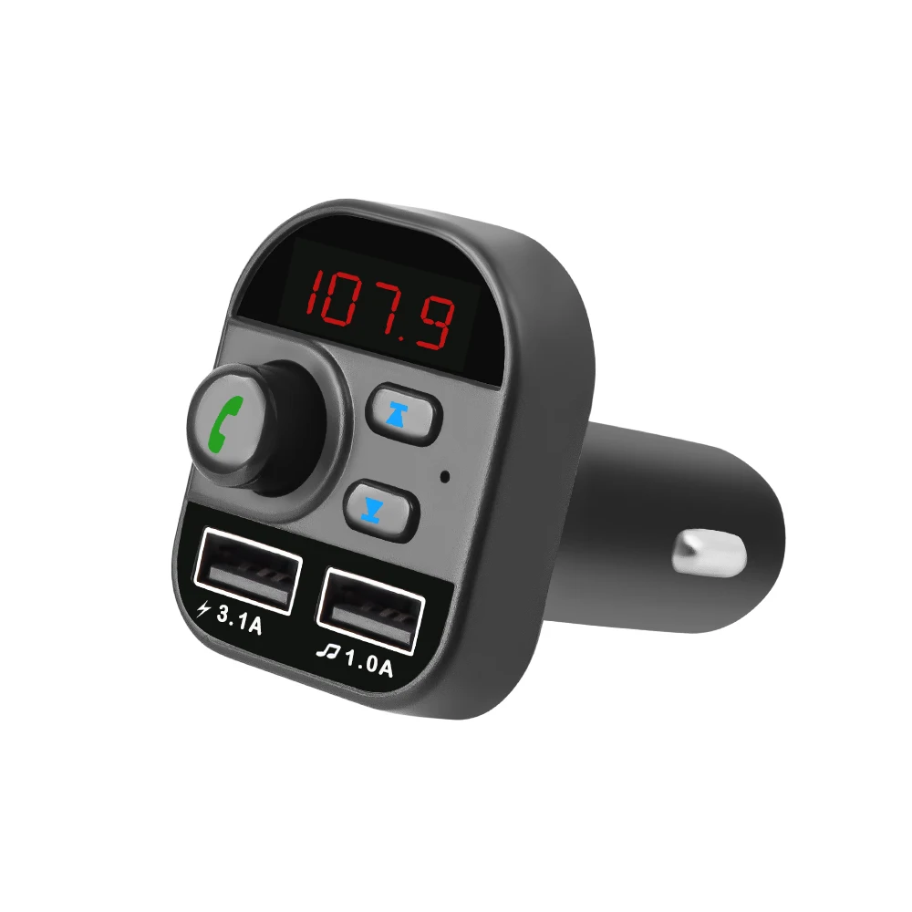 BT FM Transmitter Wireless BT 5.0 Handsfree LCD MP3 Player with USB Charger 1/3.1A Car FM Transmitter Car Accessories
BT FM Transmitter Wireless BT 5.0 Handsfree LCD MP3 Player with USB Charger 1/3.1A Car FM Transmitter Car Accessories