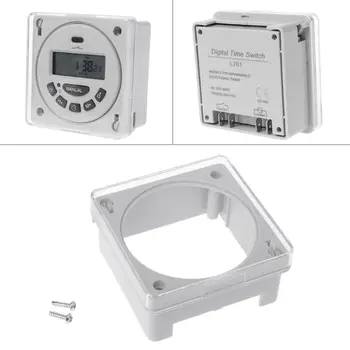 Panel Mounting Plastic Transparent Case Waterproof Cover Enclosure Protection for Time Switch Timer TM618 CN101 CN101A L701
Panel Mounting Plastic Transparent Case Waterproof Cover Enclosure Protection for Time Switch Timer TM618 CN101 CN101A L701