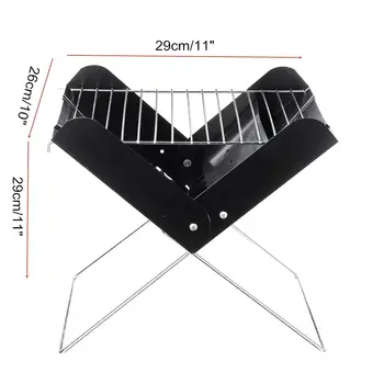 New X-type Portable Charcoal BBQ Grill Folding Barbecue Stove Outdoor Camping Picnic Vertical Oven Grills Cooking Tools 29X26X29
New X-type Portable Charcoal BBQ Grill Folding Barbecue Stove Outdoor Camping Picnic Vertical Oven Grills Cooking Tools 29X26X29
