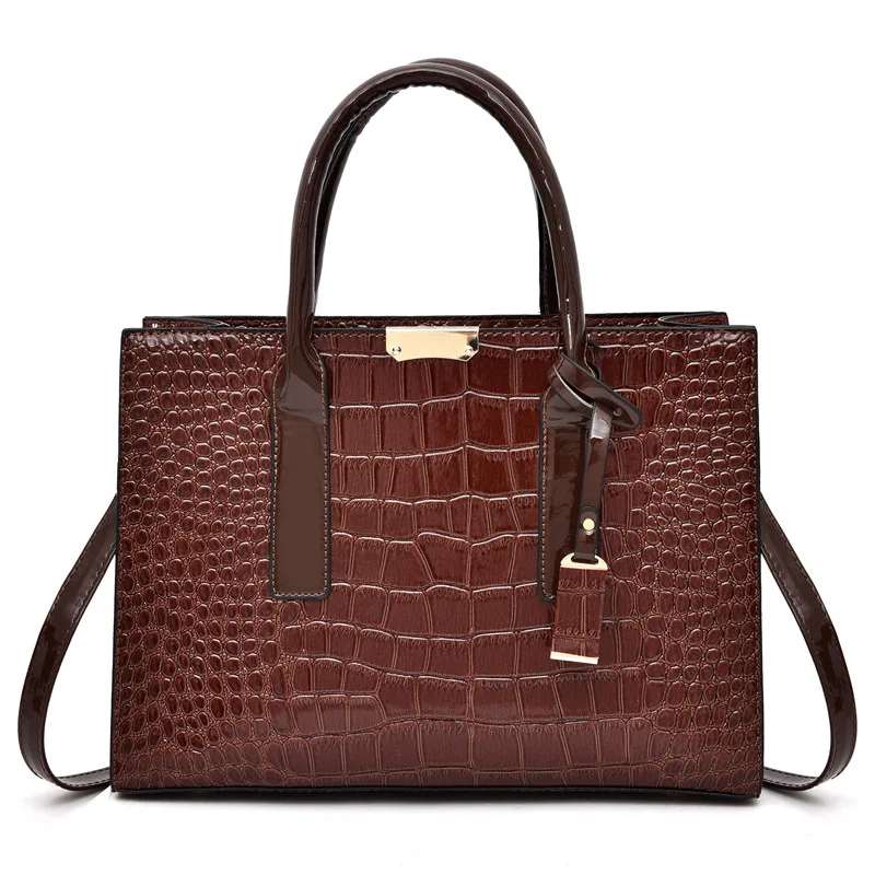 2019 New Style WOMEN'S Bag Western Style Crocodile Pattern Portable Shoulder Bag Embossed Large-Volume Versatile Shoulder Bag
2019 New Style WOMEN'S Bag Western Style Crocodile Pattern Portable Shoulder Bag Embossed Large-Volume Versatile Shoulder Bag