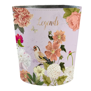 25x20x27cm 10L Waterproof Leather Trash Bin Waste Container Garbage Can Storage Bucket Paper Basket Waste Bin Without Lid -Peony
25x20x27cm 10L Waterproof Leather Trash Bin Waste Container Garbage Can Storage Bucket Paper Basket Waste Bin Without Lid -Peony