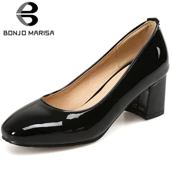BONJOMARISA Big Size 32-43 New Ladies Chunk High Heels Pumps Fashion Shallow Spring Autumn Pumps Women Party Ol Shoes Woman
BONJOMARISA Big Size 32-43 New Ladies Chunk High Heels Pumps Fashion Shallow Spring Autumn Pumps Women Party Ol Shoes Woman