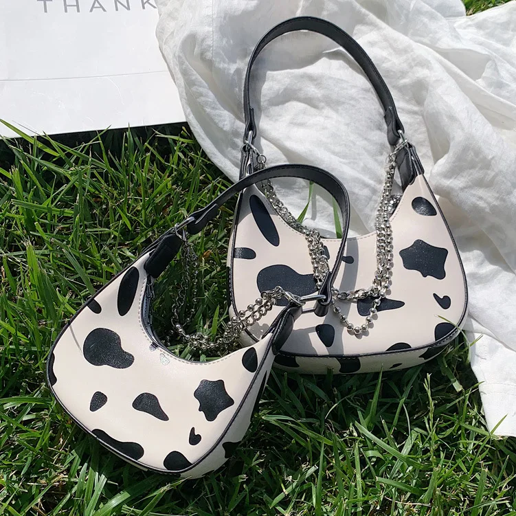 Non-Mainstream Design Mini Cows Pattern Selenodont Bag 2020 Summer New Fashion Shoulder Underarm Bag Portable Messenger Bag
Non-Mainstream Design Mini Cows Pattern Selenodont Bag 2020 Summer New Fashion Shoulder Underarm Bag Portable Messenger Bag