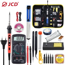 QHTITEC 80W Electric Soldering Iron Kit LCD Digital Display Adjustable Temperature With Switch 220V/110V Welding Repair Tools
QHTITEC 80W Electric Soldering Iron Kit LCD Digital Display Adjustable Temperature With Switch 220V/110V Welding Repair Tools