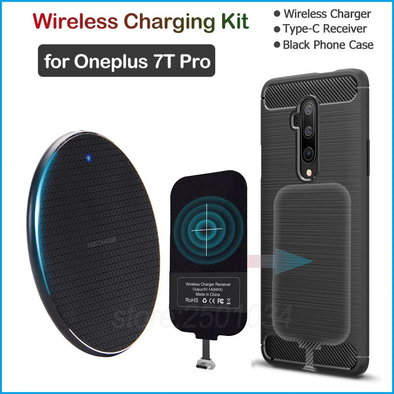 Wireless Charging for Oneplus 7T Pro Qi Wireless Charger+USB Type C Receiver Adapter Gift Soft TPU Case for Oneplus 7T Pro
Wireless Charging for Oneplus 7T Pro Qi Wireless Charger+USB Type C Receiver Adapter Gift Soft TPU Case for Oneplus 7T Pro