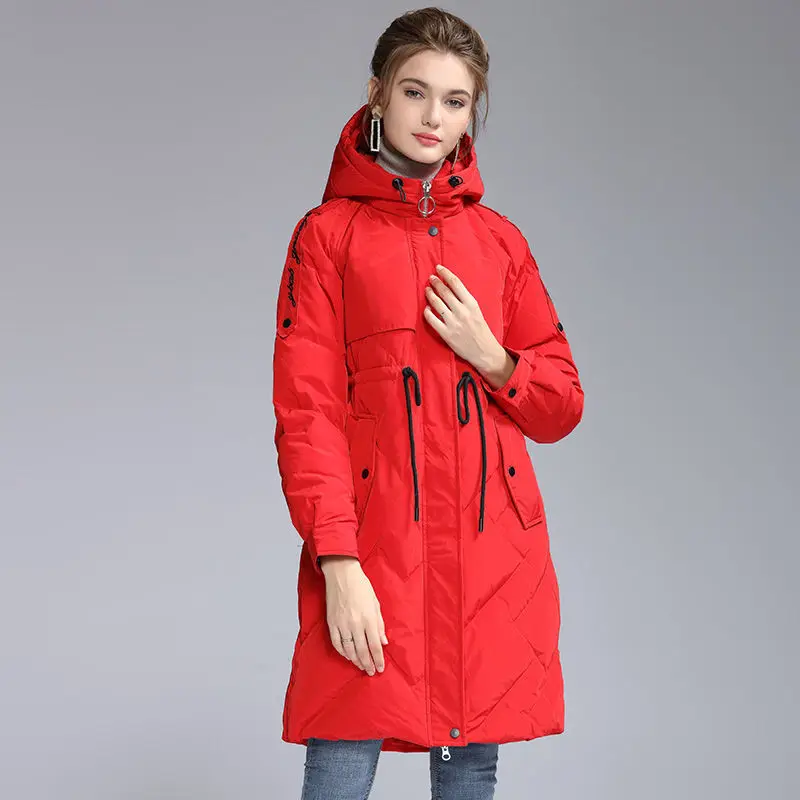2020 winter new thick hooded drawstring mid-length warm hooded down jacket 90% white duck down female coat
2020 winter new thick hooded drawstring mid-length warm hooded down jacket 90% white duck down female coat