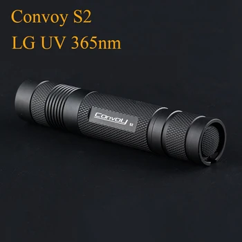 Convoy S2 LG UV 365nm Flashlight EDC Torch UV Mini Light Linterna LED Lanterna Ultraviolet Ultra Violet Light 18650 Flashlight
Convoy S2 LG UV 365nm Flashlight EDC Torch UV Mini Light Linterna LED Lanterna Ultraviolet Ultra Violet Light 18650 Flashlight