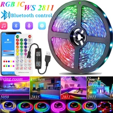Led Strip Light RGBIC Dream Color SMD WS2811 Lighting Decoration Living Room Smart Flexible Rainbow Lamp For Christmas Party Luz
Led Strip Light RGBIC Dream Color SMD WS2811 Lighting Decoration Living Room Smart Flexible Rainbow Lamp For Christmas Party Luz