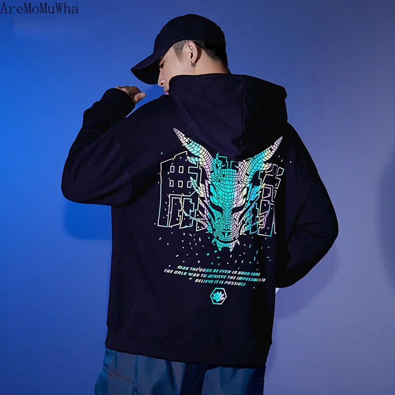 2020 Autumn and Winter New Style Chinese Style Couples Reflective Unicorn Autumn Jacket Casual Loose Man Hoodies sweatshirt
2020 Autumn and Winter New Style Chinese Style Couples Reflective Unicorn Autumn Jacket Casual Loose Man Hoodies sweatshirt