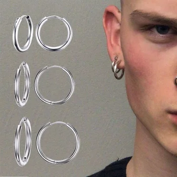 HIPPIES MEN EARRING HUGGIE EAR CARTILAGE STAINLESS STEEL LIP RING SEPTUM FOR MEN ROOK PIERCING EARRINGS JEWELRY
HIPPIES MEN EARRING HUGGIE EAR CARTILAGE STAINLESS STEEL LIP RING SEPTUM FOR MEN ROOK PIERCING EARRINGS JEWELRY