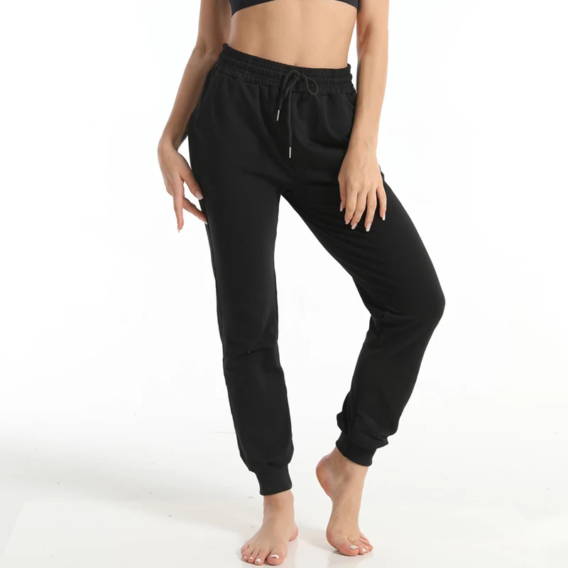 Drawstring Joggers Leggings Nacked-feel Fabric Workout Sports Pants With Two Side Pockets Woman Solid Casual Running Pants
Drawstring Joggers Leggings Nacked-feel Fabric Workout Sports Pants With Two Side Pockets Woman Solid Casual Running Pants