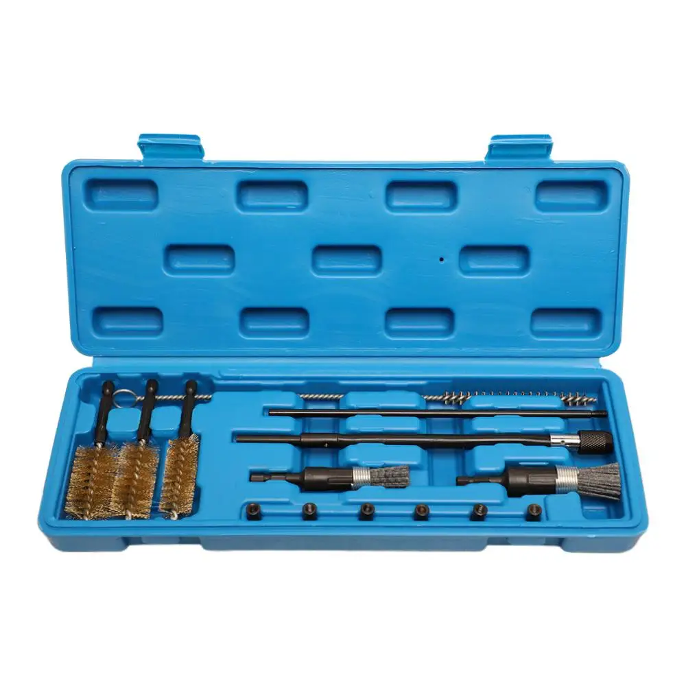 14pcs Diesel Injector Seat Cleaner Set For GM Professional Car Injector Washing Tool Kit Auto Repair Service Tool With Brushes
14pcs Diesel Injector Seat Cleaner Set For GM Professional Car Injector Washing Tool Kit Auto Repair Service Tool With Brushes
