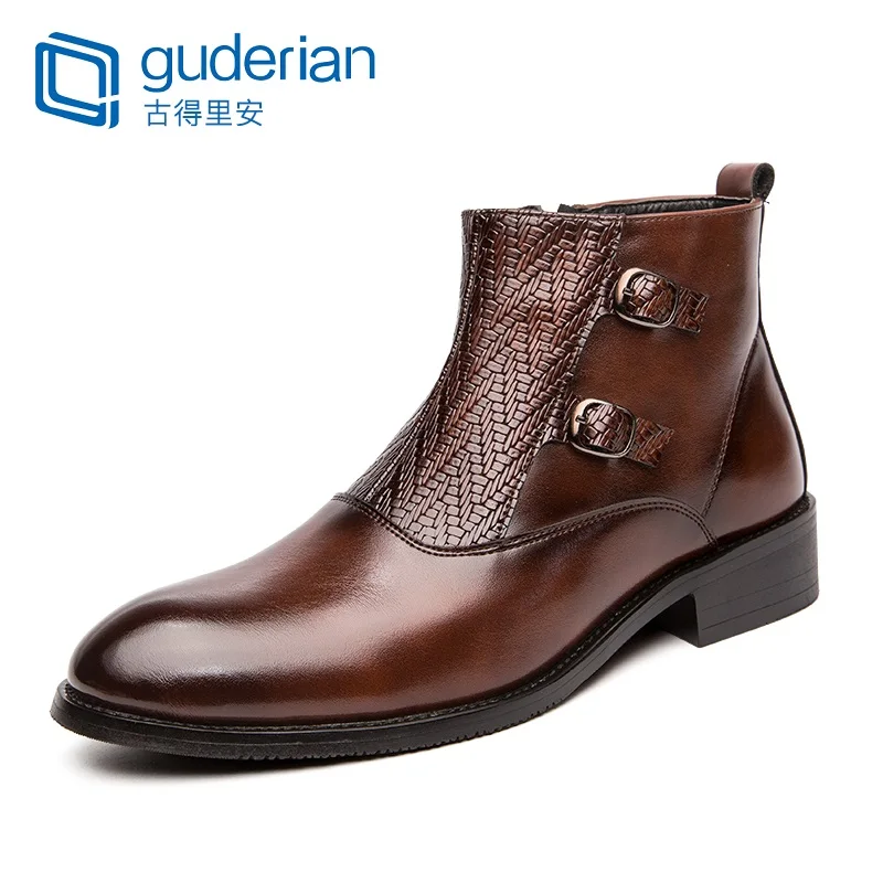 New Men's Chelsea Boot Genuine Leather Spring/Autumn men shoes Fashion Ankle Boot Dress shoes for men bottes homme cuir
New Men's Chelsea Boot Genuine Leather Spring/Autumn men shoes Fashion Ankle Boot Dress shoes for men bottes homme cuir
