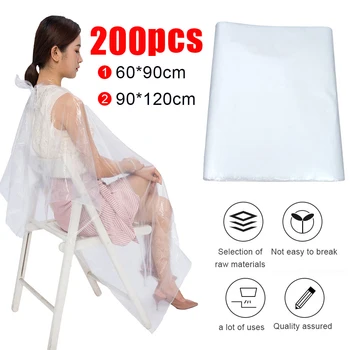 100/200Pcs Disposable Hairdressing Capes PE Waterproof Apron Cutting Perm Dye Hair Cape Barber Transparent Hairdressing Cloth
100/200Pcs Disposable Hairdressing Capes PE Waterproof Apron Cutting Perm Dye Hair Cape Barber Transparent Hairdressing Cloth