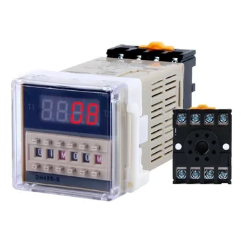 AC/DC 12V 24V 220V 380V Programmable Digital Time Relay Cycle Control Delay Relay Socket with Base
AC/DC 12V 24V 220V 380V Programmable Digital Time Relay Cycle Control Delay Relay Socket with Base
