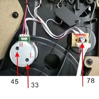 EG530SD-3F DC5-12V 3-Speed 33/45/78 RPM Metal Turntables Motor for Record Player K1AB
EG530SD-3F DC5-12V 3-Speed 33/45/78 RPM Metal Turntables Motor for Record Player K1AB