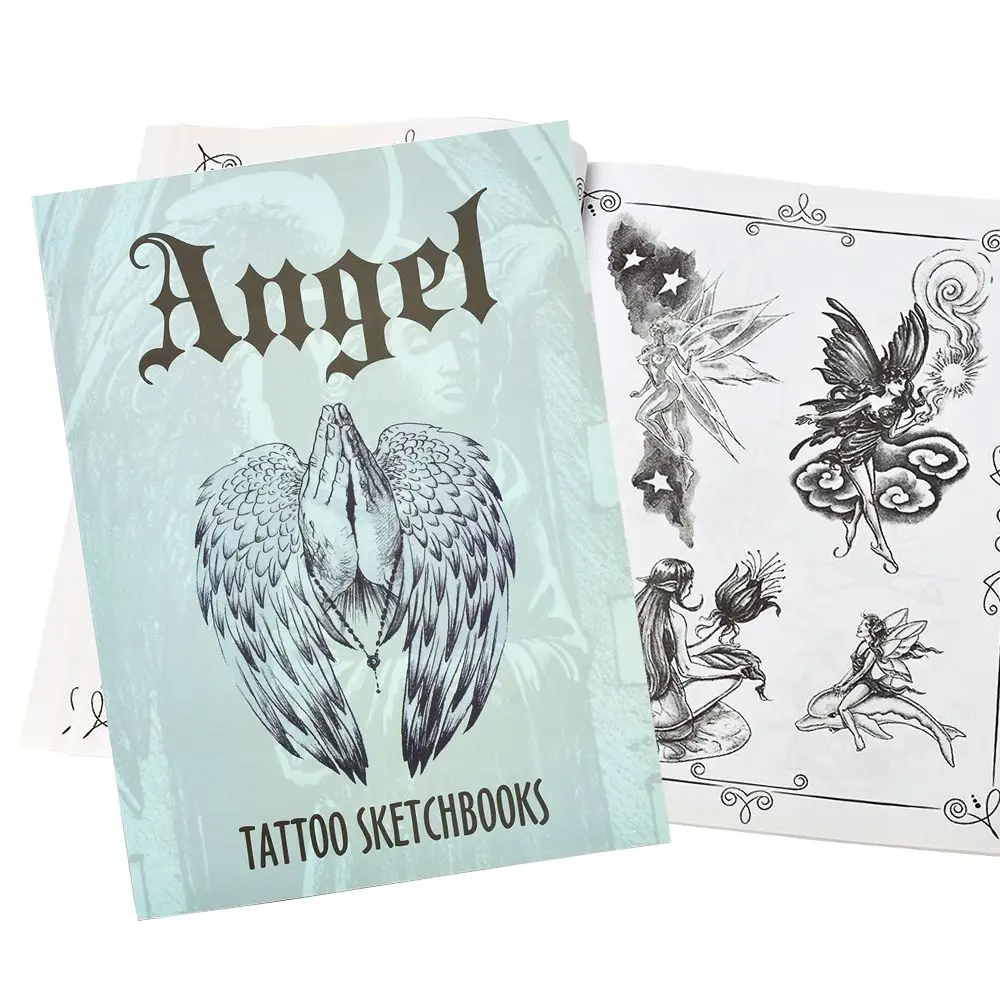 Tattoo Sketch Books Different Kinds of Angel Wings Flower Design for Tattoo Body Art A4 Size 112 Pages
Tattoo Sketch Books Different Kinds of Angel Wings Flower Design for Tattoo Body Art A4 Size 112 Pages