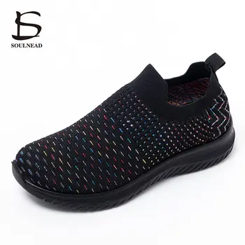 Women's Flying Knit Shoes Breathable Running Shoes Lightweight Woman Sneakers Leisure Outdoor Walking Footwear Female Sock Shoes
Women's Flying Knit Shoes Breathable Running Shoes Lightweight Woman Sneakers Leisure Outdoor Walking Footwear Female Sock Shoes